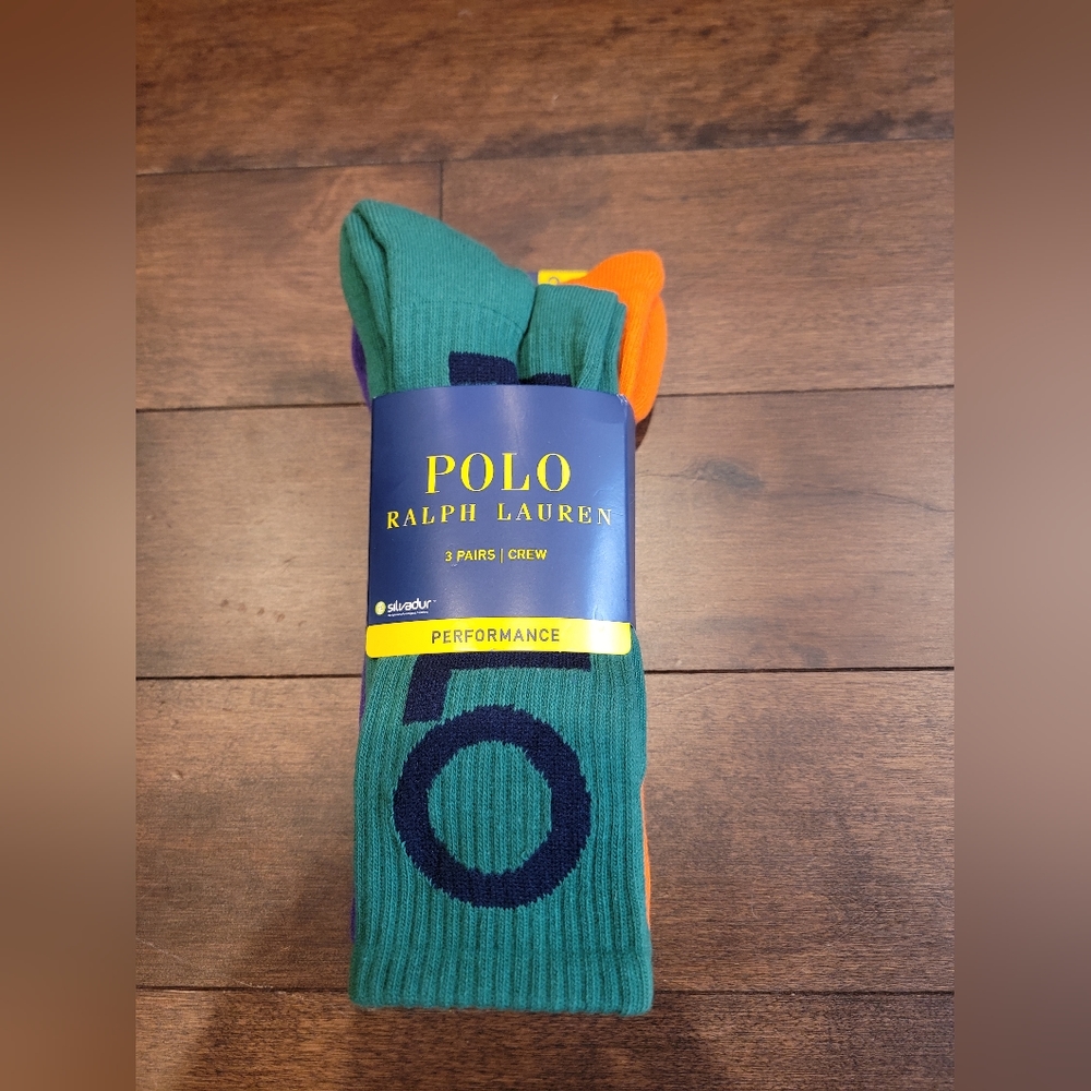 Polo Ralph Lauren Performance Socks Mens sz 10-13